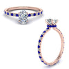 Load image into Gallery viewer, eternity-hidden-halo-oval-shaped-diamond-engagement-ring-with-sapphire-in-FD-9168OVRGSABLANGLE3-NL-RG