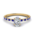 Thumbnail 6 - eternity-hidden-halo-oval-shaped-diamond-engagement-ring-with-sapphire-in-FD-9168OVRGSABLANGLE3-NL-YG