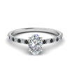 Load image into Gallery viewer, eternity-hidden-halo-oval-shaped-engagement-ring-with-black-diamond-in-FD-9168OVRGBLACKANGLE3-NL-WG