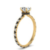 Load image into Gallery viewer, eternity-hidden-halo-oval-shaped-engagement-ring-with-black-diamond-in-FD-9168OVRGBLACKANGLE3-NL-YG