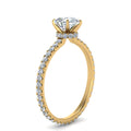 Thumbnail 4 - eternity-hidden-halo-pear-shaped-diamond-engagement-ring-in-FD-9168PERANGLE3-NL-YG