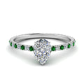 Thumbnail 50 - eternity-hidden-halo-pear-shaped-diamond-engagement-ring-with-emerald-in-FD-9168PERGEMGRANGLE3-NL-WG