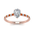 Thumbnail 71 - eternity-hidden-halo-pear-shaped-diamond-engagement-ring-with-orange-sapphire-in-FD-9168PERGSAORANGLE3-NL-RG