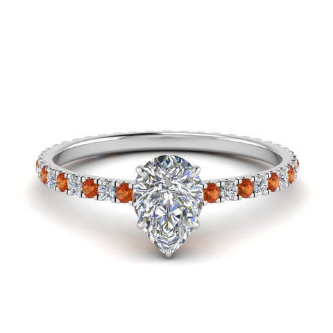 eternity-hidden-halo-pear-shaped-diamond-engagement-ring-with-orange-sapphire-in-FD-9168PERGSAORANGLE3-NL-WG