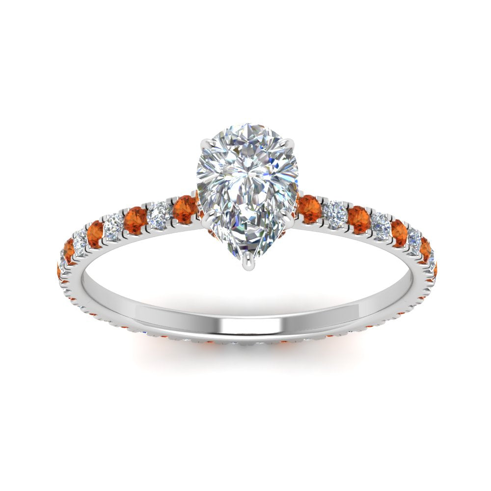 eternity-hidden-halo-pear-shaped-diamond-engagement-ring-with-orange-sapphire-in-FD-9168PERGSAORANGLE3-NL-WG