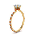Thumbnail 16 - eternity-hidden-halo-pear-shaped-diamond-engagement-ring-with-orange-sapphire-in-FD-9168PERGSAORANGLE3-NL-YG