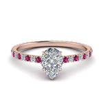 Load image into Gallery viewer, eternity-hidden-halo-pear-shaped-diamond-engagement-ring-with-pink-sapphire-in-FD-9168PERGSADRPIANGLE3-NL-RG
