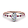 Thumbnail 66 - eternity-hidden-halo-pear-shaped-diamond-engagement-ring-with-pink-sapphire-in-FD-9168PERGSADRPIANGLE3-NL-RG