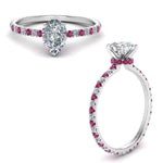 Load image into Gallery viewer, eternity-hidden-halo-pear-shaped-diamond-engagement-ring-with-pink-sapphire-in-FD-9168PERGSADRPIANGLE3-NL-WG
