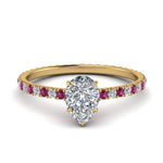 Load image into Gallery viewer, eternity-hidden-halo-pear-shaped-diamond-engagement-ring-with-pink-sapphire-in-FD-9168PERGSADRPIANGLE3-NL-YG
