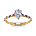 Thumbnail 11 - eternity-hidden-halo-pear-shaped-diamond-engagement-ring-with-pink-sapphire-in-FD-9168PERGSADRPIANGLE3-NL-YG