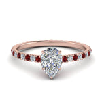 Load image into Gallery viewer, eternity-hidden-halo-pear-shaped-diamond-engagement-ring-with-ruby-in-FD-9168PERGRUDRANGLE3-NL-RG
