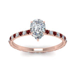 Load image into Gallery viewer, eternity-hidden-halo-pear-shaped-diamond-engagement-ring-with-ruby-in-FD-9168PERGRUDRANGLE3-NL-RG
