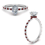 Load image into Gallery viewer, eternity-hidden-halo-pear-shaped-diamond-engagement-ring-with-ruby-in-FD-9168PERGRUDRANGLE3-NL-WG
