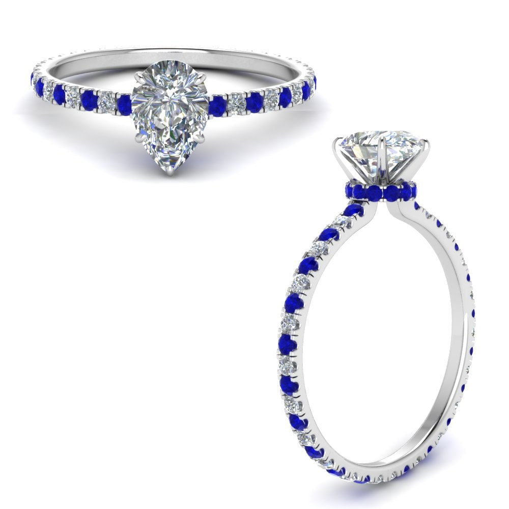 eternity-hidden-halo-pear-shaped-diamond-engagement-ring-with-sapphire-in-FD-9168PERGSABLANGLE3-NL-WG