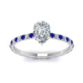 Thumbnail 35 - eternity-hidden-halo-pear-shaped-diamond-engagement-ring-with-sapphire-in-FD-9168PERGSABLANGLE3-NL-WG