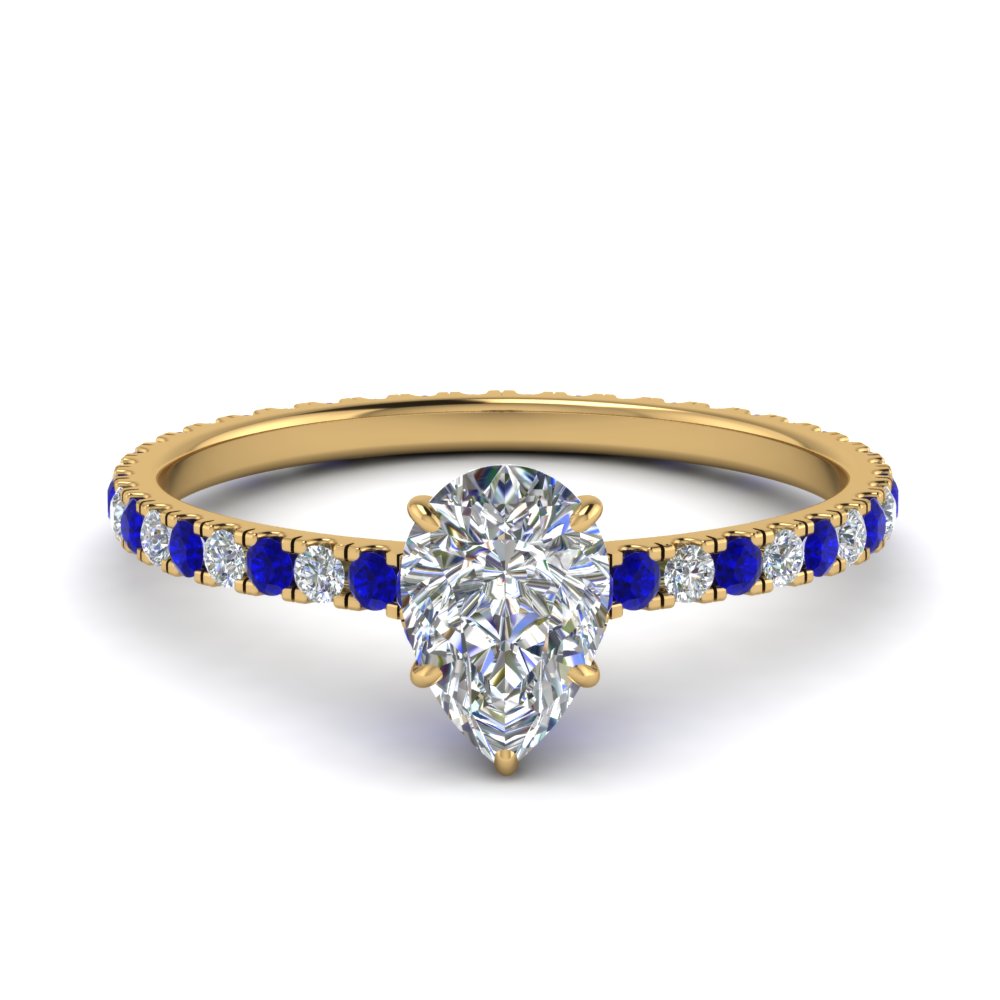 eternity-hidden-halo-pear-shaped-diamond-engagement-ring-with-sapphire-in-FD-9168PERGSABLANGLE3-NL-YG