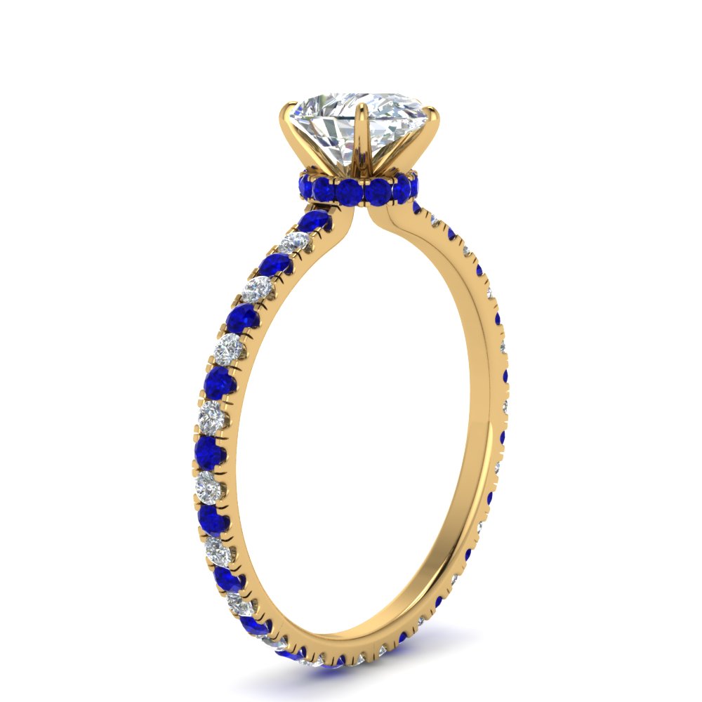 eternity-hidden-halo-pear-shaped-diamond-engagement-ring-with-sapphire-in-FD-9168PERGSABLANGLE3-NL-YG