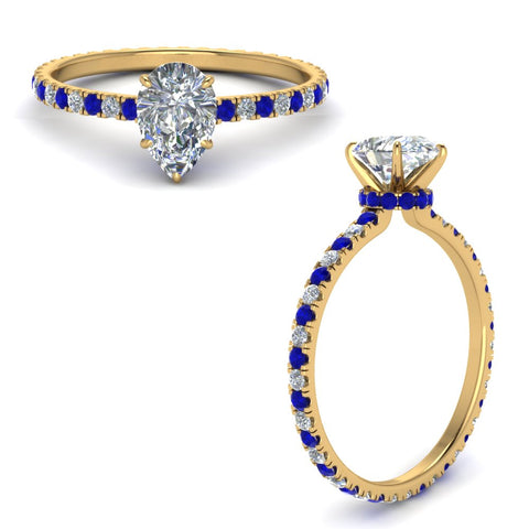 eternity-hidden-halo-pear-shaped-diamond-engagement-ring-with-sapphire-in-FD-9168PERGSABLANGLE3-NL-YG