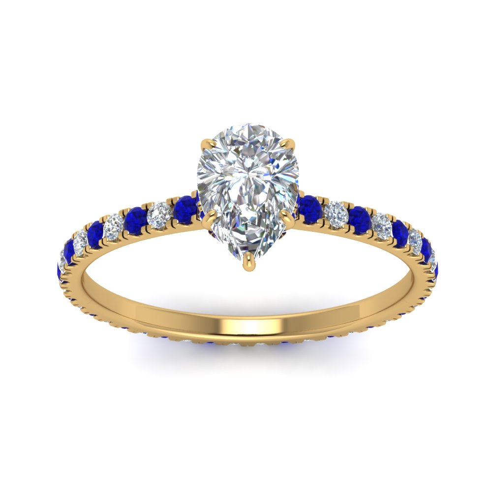 eternity-hidden-halo-pear-shaped-diamond-engagement-ring-with-sapphire-in-FD-9168PERGSABLANGLE3-NL-YG