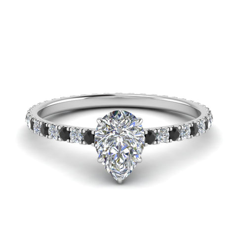 eternity-hidden-halo-pear-shaped-engagement-ring-with-black-diamond-in-FD-9168PERGBLACKANGLE3-NL-WG
