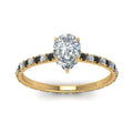 Thumbnail 27 - eternity-hidden-halo-pear-shaped-engagement-ring-with-black-diamond-in-FD-9168PERGBLACKANGLE3-NL-YG