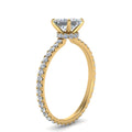 Thumbnail 4 - eternity-hidden-halo-princess-cut-diamond-engagement-ring-in-FD-9168PRRANGLE3-NL-YG