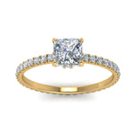 Load image into Gallery viewer, eternity-hidden-halo-princess-cut-diamond-engagement-ring-in-FD-9168PRRANGLE3-NL-YG

