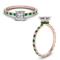 Thumbnail 77 - eternity-hidden-halo-princess-cut-diamond-engagement-ring-with-emerald-in-FD-9168PRRGEMGRANGLE3-NL-RG