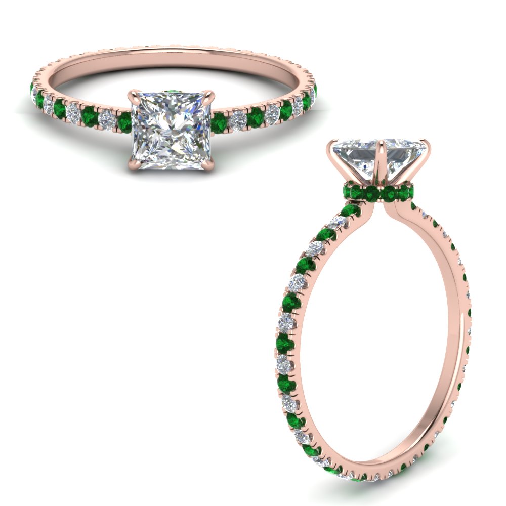 eternity-hidden-halo-princess-cut-diamond-engagement-ring-with-emerald-in-FD-9168PRRGEMGRANGLE3-NL-RG