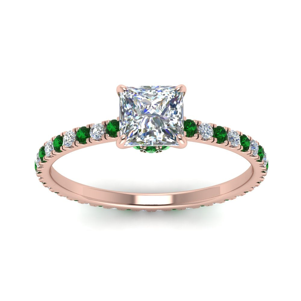 eternity-hidden-halo-princess-cut-diamond-engagement-ring-with-emerald-in-FD-9168PRRGEMGRANGLE3-NL-RG