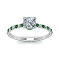 Thumbnail 51 - eternity-hidden-halo-princess-cut-diamond-engagement-ring-with-emerald-in-FD-9168PRRGEMGRANGLE3-NL-WG