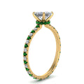 Thumbnail 24 - eternity-hidden-halo-princess-cut-diamond-engagement-ring-with-emerald-in-FD-9168PRRGEMGRANGLE3-NL-YG