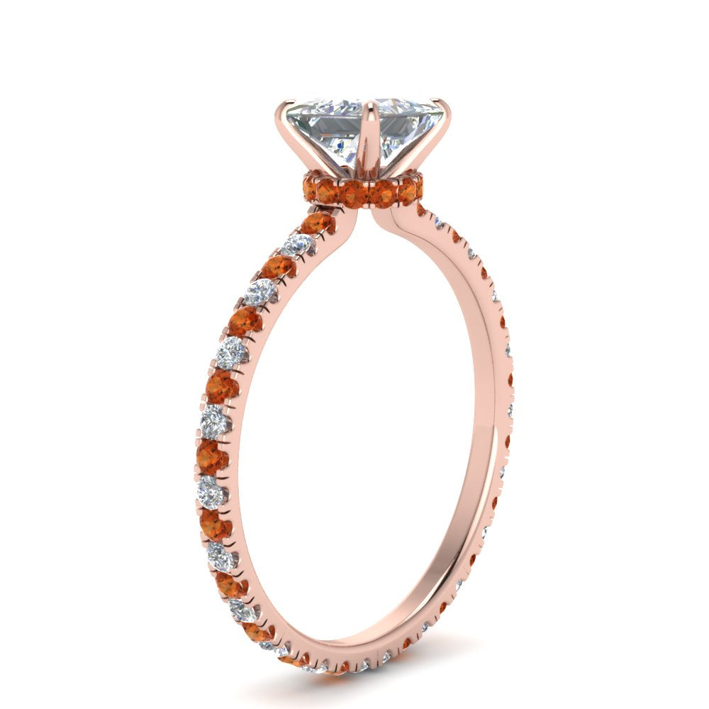 eternity-hidden-halo-princess-cut-diamond-engagement-ring-with-orange-sapphire-in-FD-9168PRRGSAORANGLE3-NL-RG