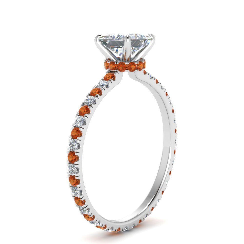 eternity-hidden-halo-princess-cut-diamond-engagement-ring-with-orange-sapphire-in-FD-9168PRRGSAORANGLE3-NL-WG