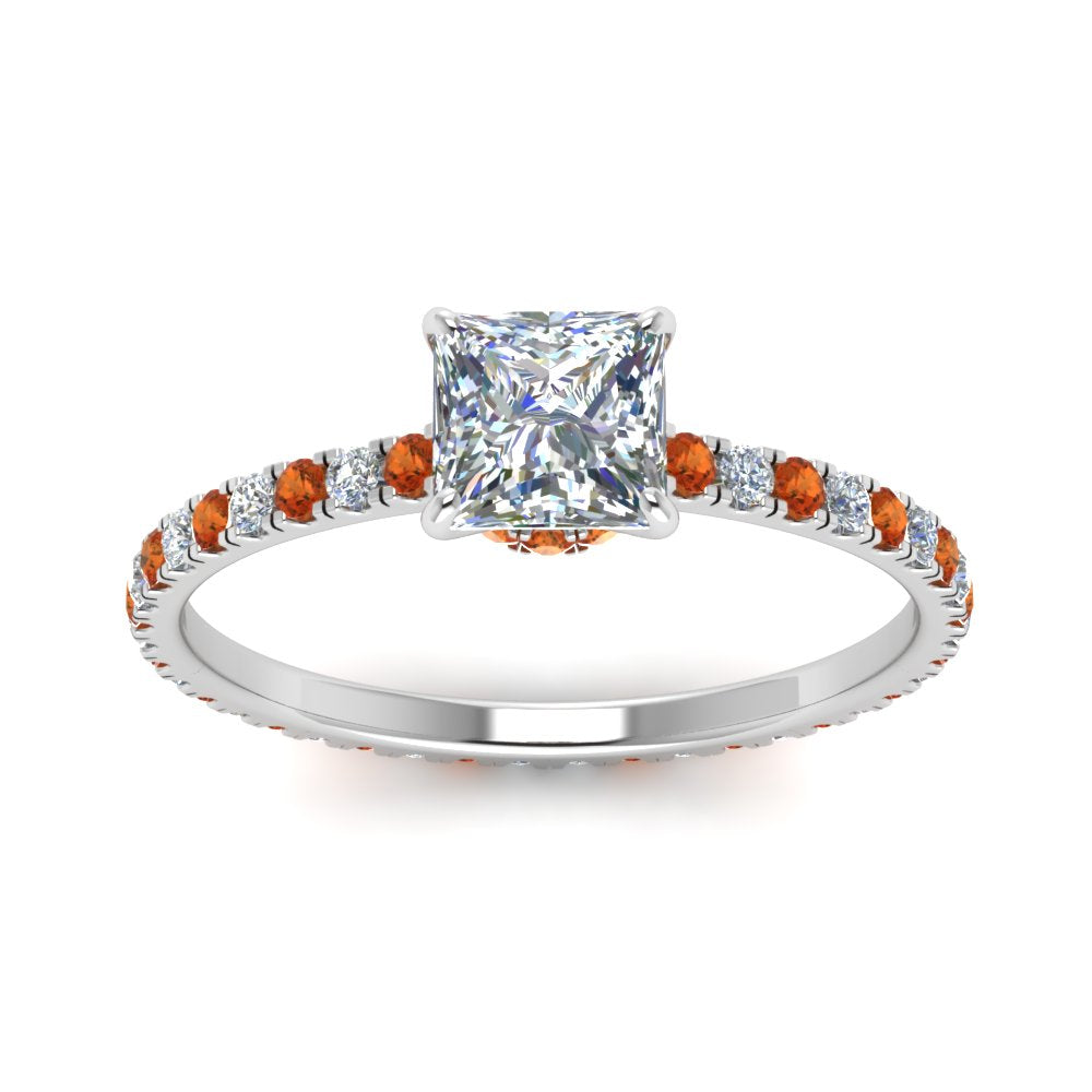eternity-hidden-halo-princess-cut-diamond-engagement-ring-with-orange-sapphire-in-FD-9168PRRGSAORANGLE3-NL-WG