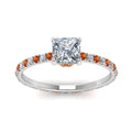 Thumbnail 43 - eternity-hidden-halo-princess-cut-diamond-engagement-ring-with-orange-sapphire-in-FD-9168PRRGSAORANGLE3-NL-WG