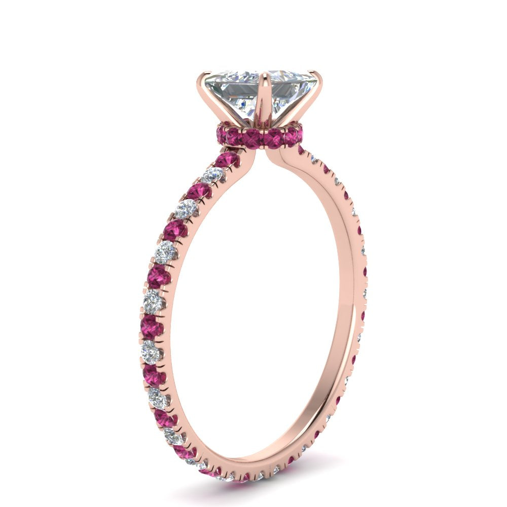 eternity-hidden-halo-princess-cut-diamond-engagement-ring-with-pink-sapphire-in-FD-9168PRRGSADRPIANGLE3-NL-RG