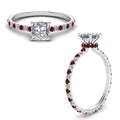Thumbnail 45 - eternity-hidden-halo-princess-cut-diamond-engagement-ring-with-ruby-in-FD-9168PRRGRUDRANGLE3-NL-WG