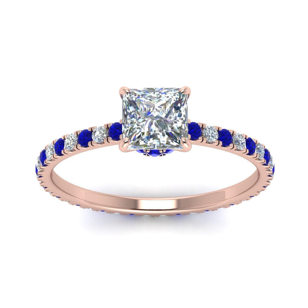 eternity-hidden-halo-princess-cut-diamond-engagement-ring-with-sapphire-in-FD-9168PRRGSABLANGLE3-NL-RG