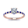 Thumbnail 63 - eternity-hidden-halo-princess-cut-diamond-engagement-ring-with-sapphire-in-FD-9168PRRGSABLANGLE3-NL-RG