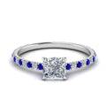 Thumbnail 34 - eternity-hidden-halo-princess-cut-diamond-engagement-ring-with-sapphire-in-FD-9168PRRGSABLANGLE3-NL-WG