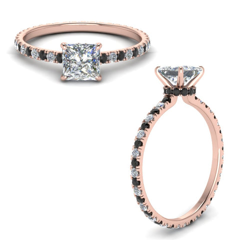 eternity-hidden-halo-princess-cut-engagement-ring-with-black-diamond-in-FD-9168PRRGBLACKANGLE3-NL-RG