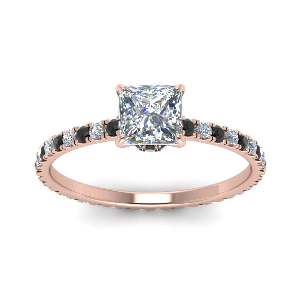 eternity-hidden-halo-princess-cut-engagement-ring-with-black-diamond-in-FD-9168PRRGBLACKANGLE3-NL-RG