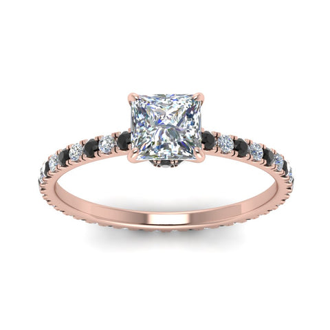 eternity-hidden-halo-princess-cut-engagement-ring-with-black-diamond-in-FD-9168PRRGBLACKANGLE3-NL-RG