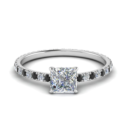eternity-hidden-halo-princess-cut-engagement-ring-with-black-diamond-in-FD-9168PRRGBLACKANGLE3-NL-WG