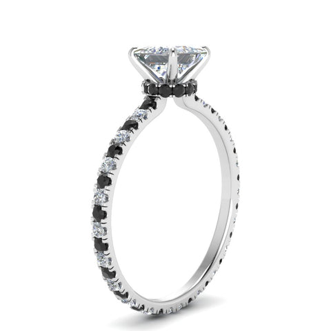 eternity-hidden-halo-princess-cut-engagement-ring-with-black-diamond-in-FD-9168PRRGBLACKANGLE3-NL-WG