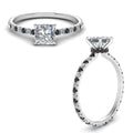 Thumbnail 53 - eternity-hidden-halo-princess-cut-engagement-ring-with-black-diamond-in-FD-9168PRRGBLACKANGLE3-NL-WG