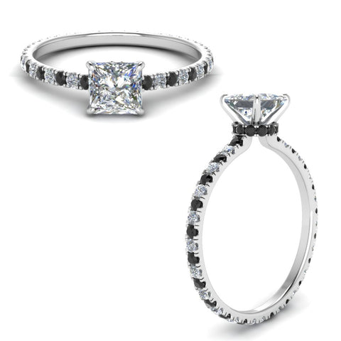 eternity-hidden-halo-princess-cut-engagement-ring-with-black-diamond-in-FD-9168PRRGBLACKANGLE3-NL-WG