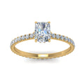 Thumbnail 3 - eternity-hidden-halo-radiant-cut-diamond-engagement-ring-in-FD-9168RARANGLE3-NL-YG